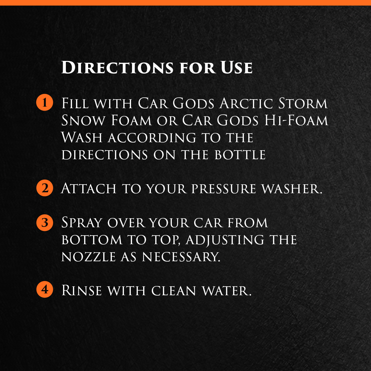 Image shows Car Gods Snow Foam Cannon being attached to pressure washer.
