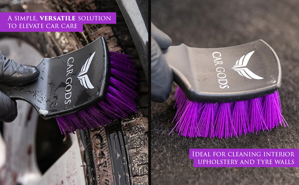 Versatile, effective, and convenient these brushes are a must-have for your detailing kit. Ideal for cleaning both interior upholstery and tyre walls.