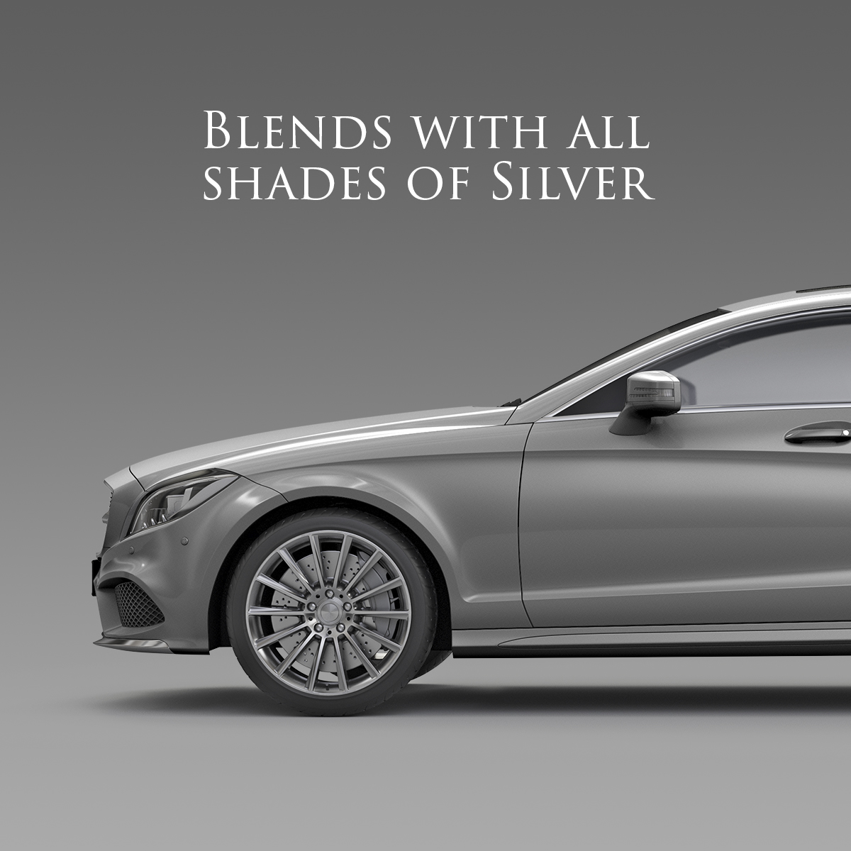 Blends with all shades of silver