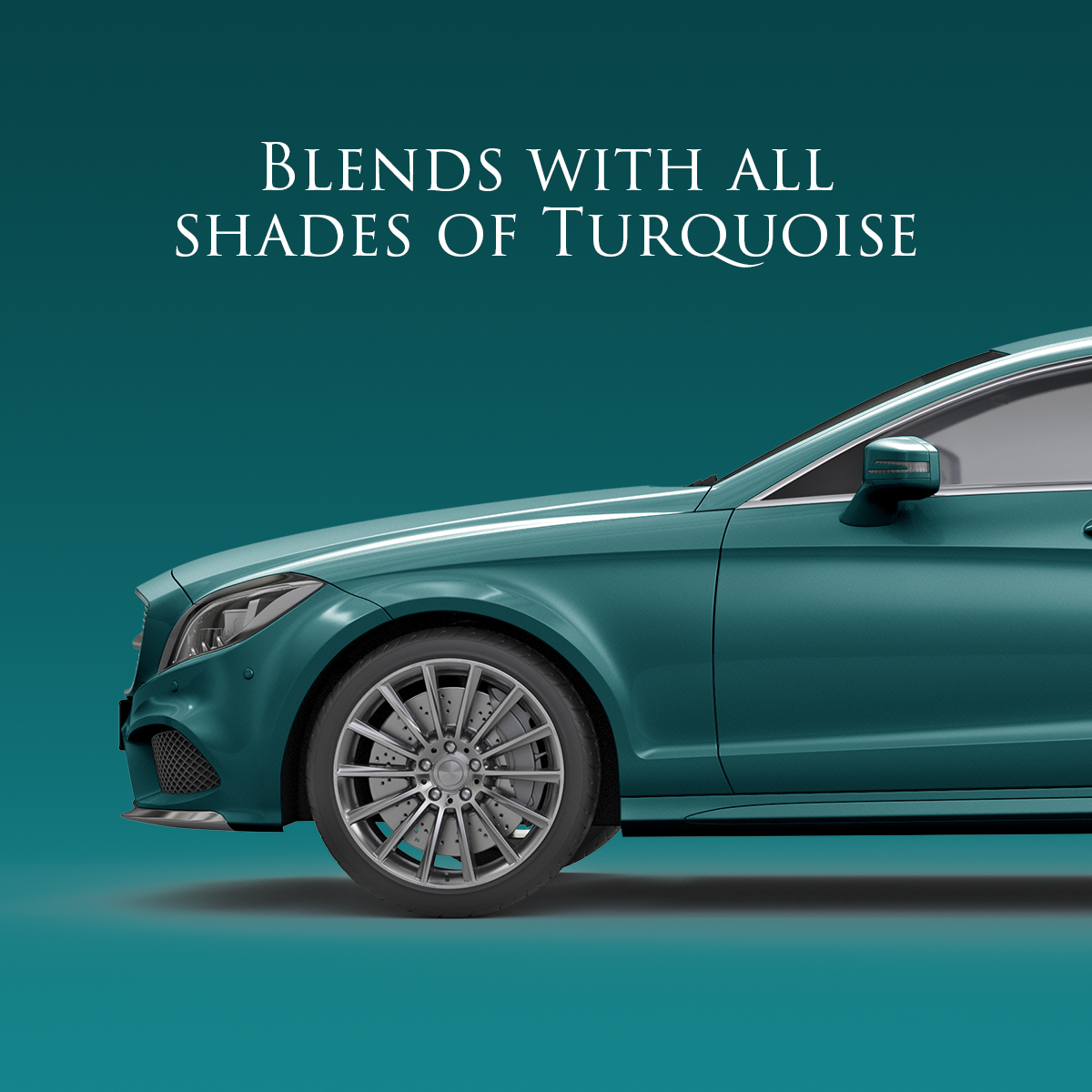 Blends with all shades of turquoise