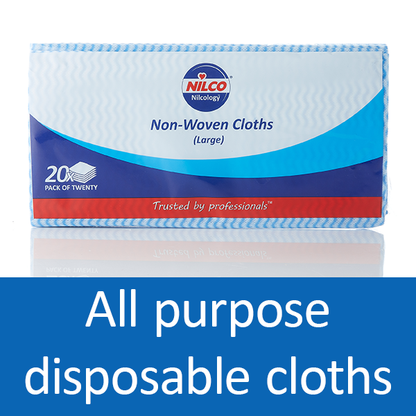 All purpose disposable cloths