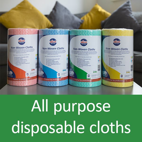 All purpose disposable cloths
