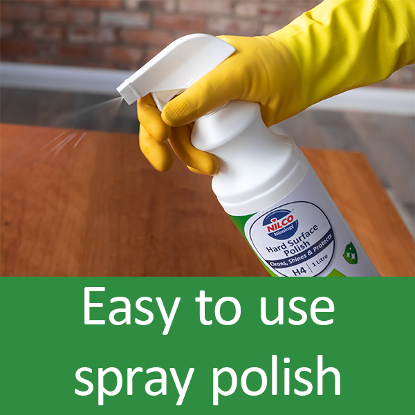 Easy to use spray polish