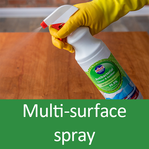 Multi-surface spray