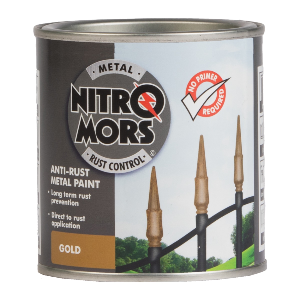 NGB250_Nitromors_Smooth_Metal_Paint_Gold_-_Front_250ml