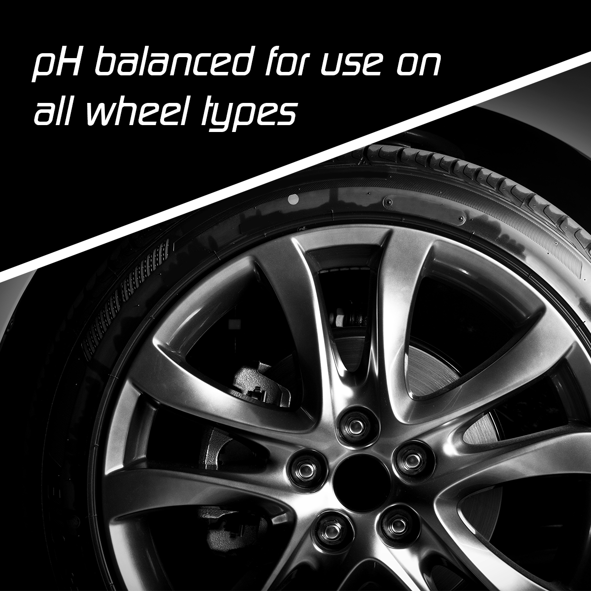 pH balanced for use on all wheel types