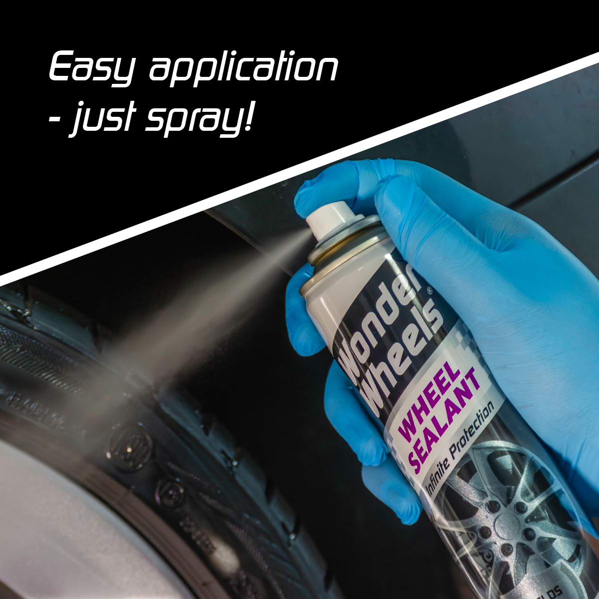 Easy application - just spray!